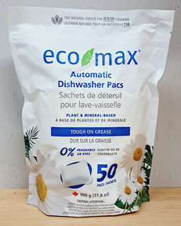 Auto Dishwasher Pacs - Fragrance Free (EcoMax)